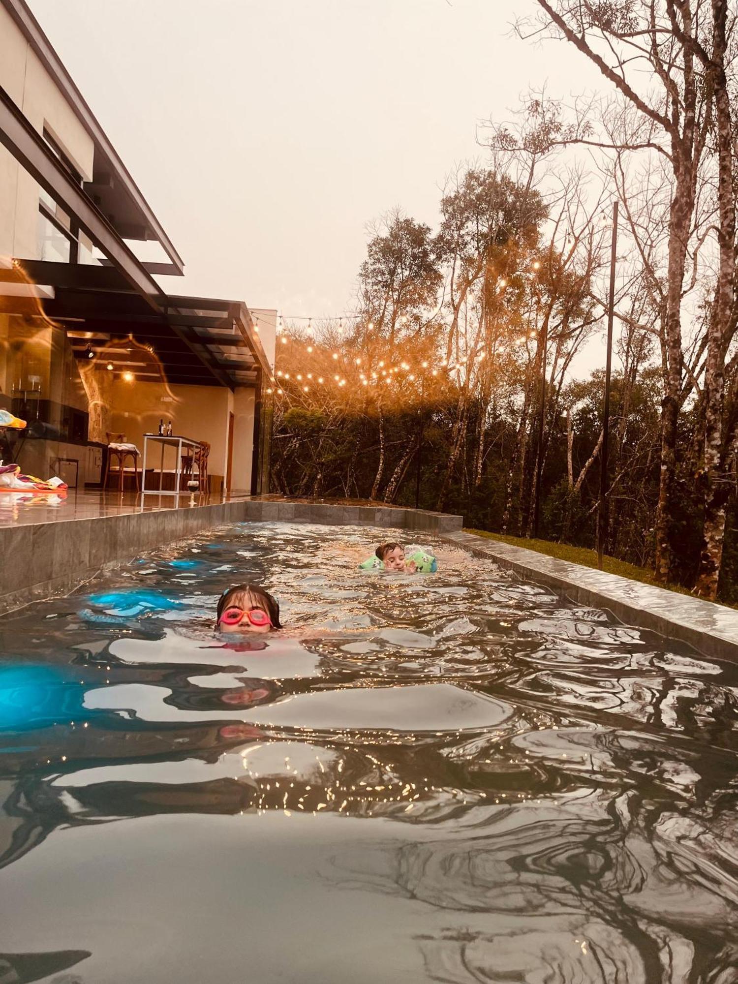 Paraiso Em Rancho Queimado Com Piscina Aquecida Exterior photo